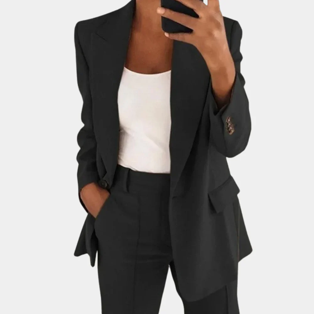 Blazer Set Dames – Zakelijke Two-Piece Outfit