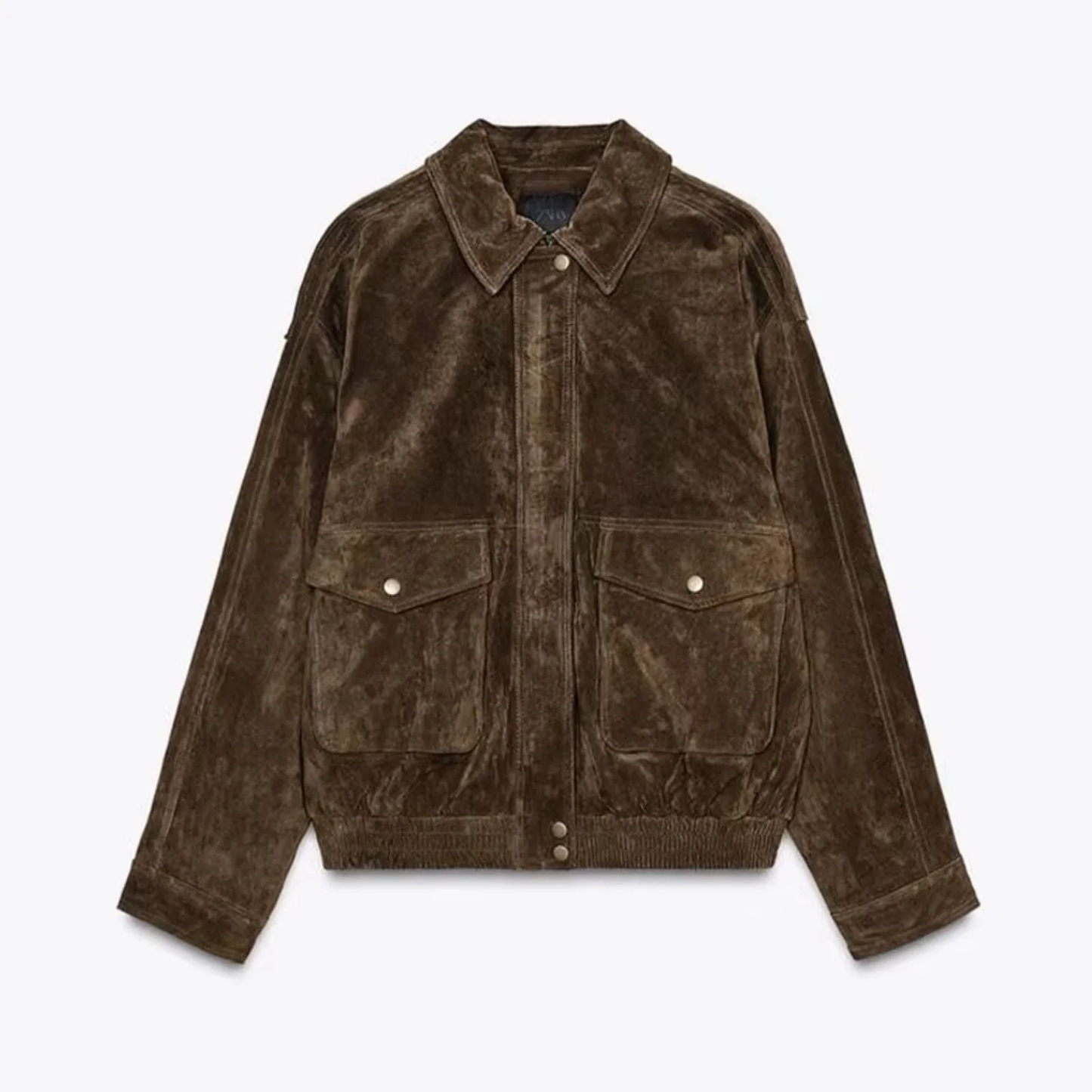 Oversized Suèdelook Jas met Tunnelzoom – Urban Utility